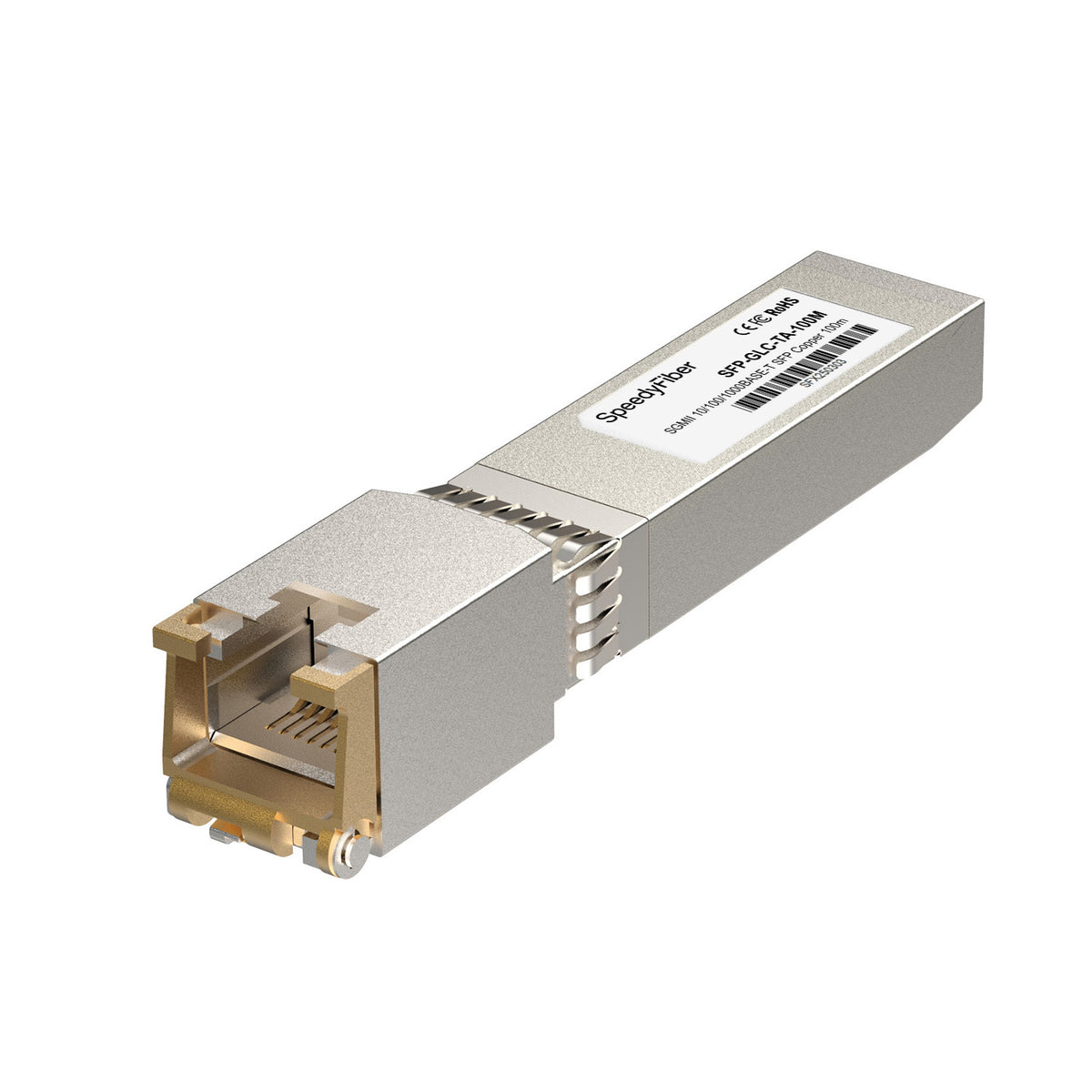 SGMII 10/100/1000BASE-T SFP Copper Transceiver | 100m RJ-45 Ethernet Module