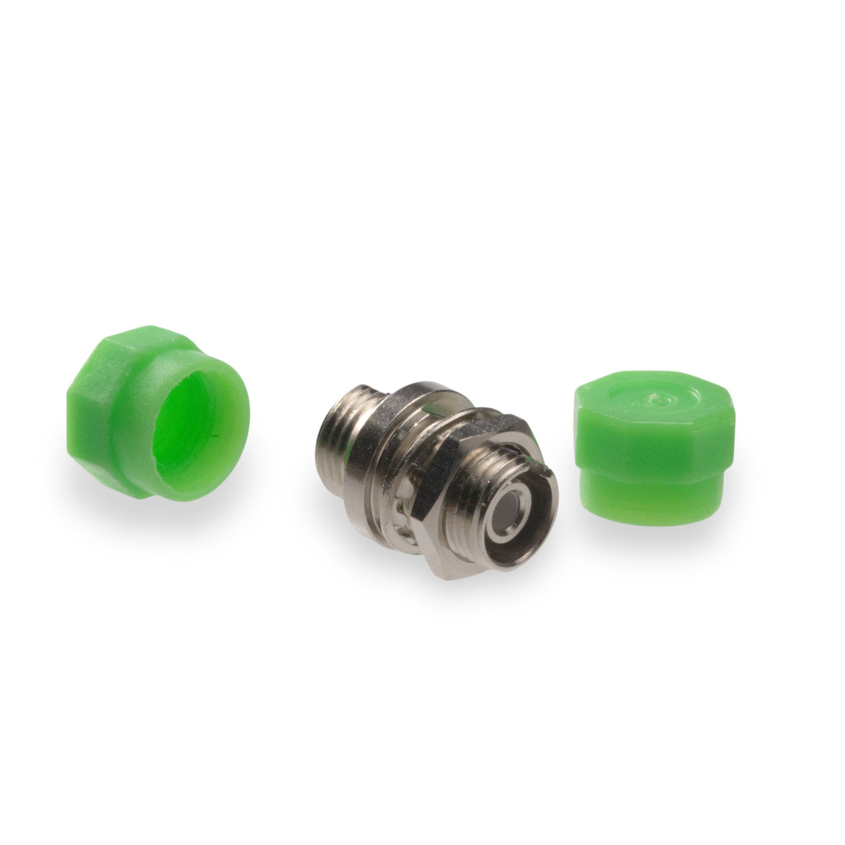 6-pack FC/APC to FC/APC Mating Sleeve Narrow Key Round Flange 2.0mm