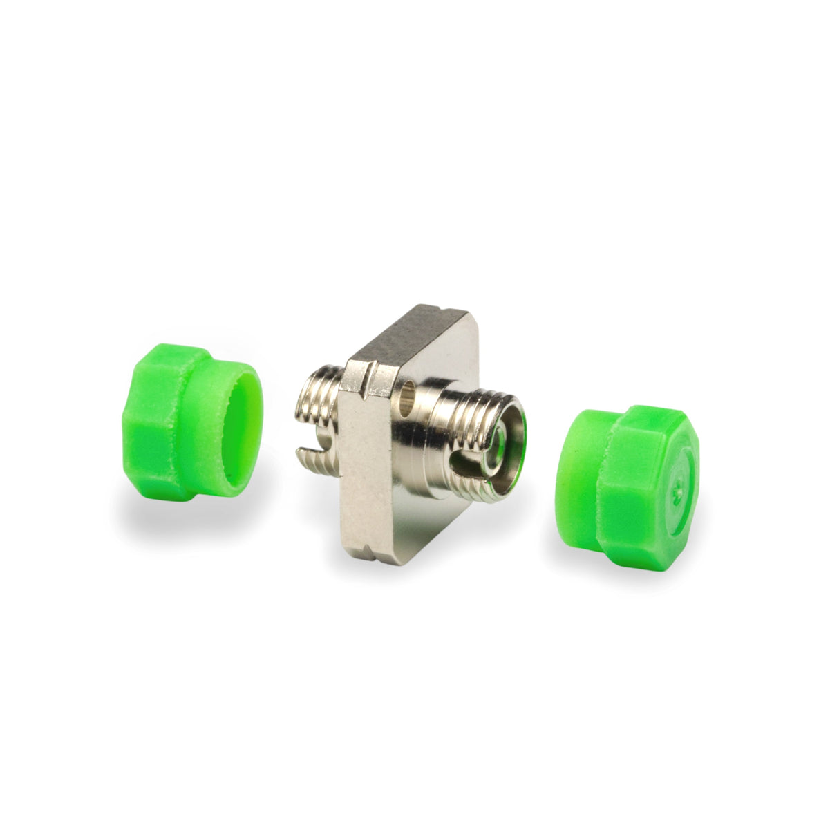 6-pack FC/APC to FC/APC Mating Sleeve Narrow Key Square Flange 2.0mm