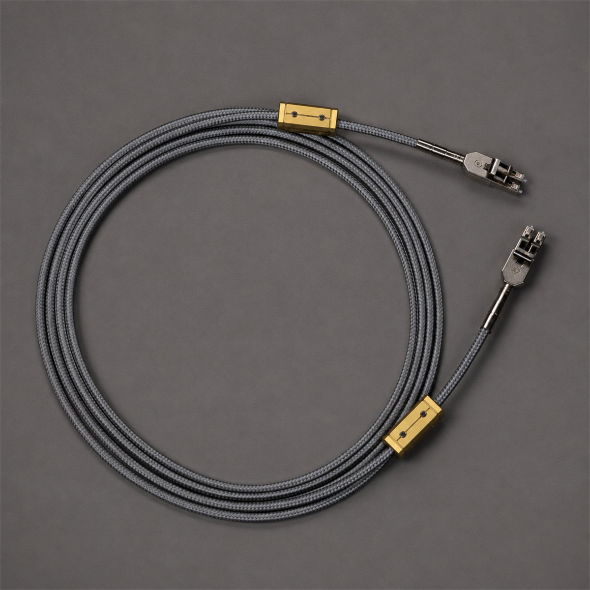 Premium Audiophile Single-Mode Fiber Optic Cable, Lossless Digital Audio Transmission, Corning Fiber, Aerospace-Grade Metal Connectors, 5M
