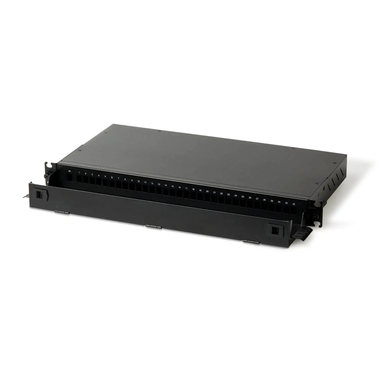 PSP PLC Splitter Fiber Optic Enclosure, long adapter panel construction, 19”1U