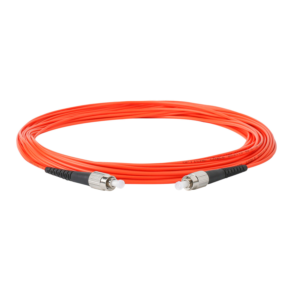 電信級 0.2dB FC/UPC to FC/UPC 多模 OM1 單工光纖跳線 | 康寧纖芯 | 橘色 LSZH 低煙無鹵外被