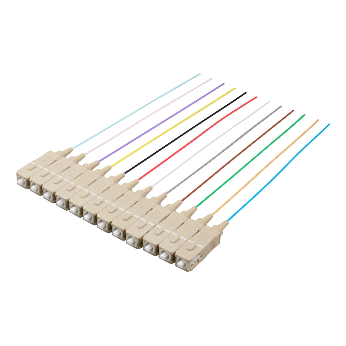SC/UPC 12-Fiber 900µm Ribbon Fiber Optic Pigtail | Corning ClearCurve OM4 Fiber | Multimode