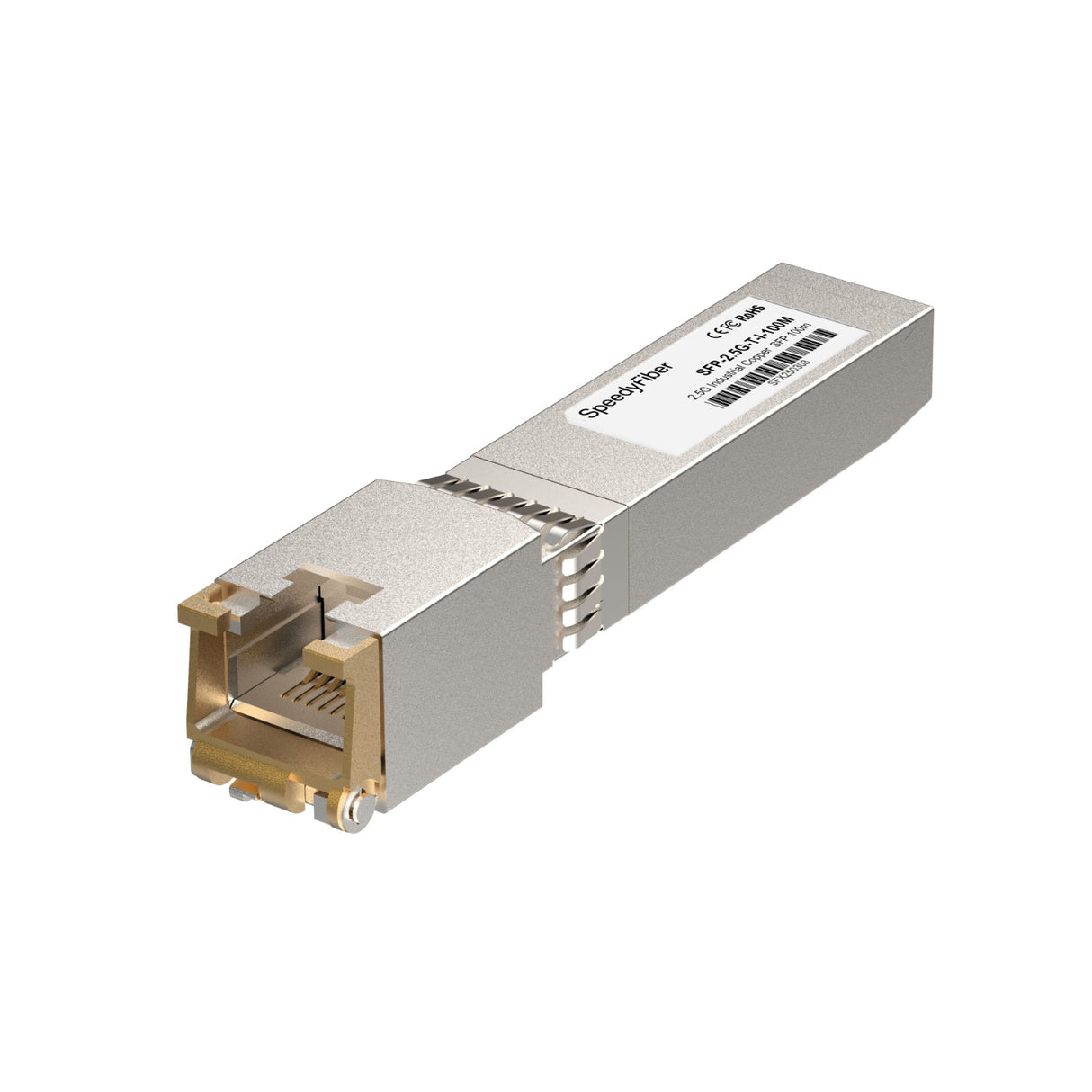 2.5GBASE-T SFP Industrial Transceiver | 100m RJ-45 Copper Module with LOS