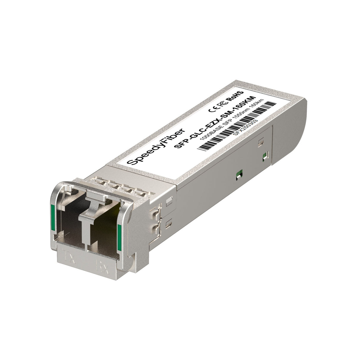1000BASE-ZXC SFP Single Mode Fiber Module | 1550nm 160km | DOM Monitoring | LC/UPC Interface