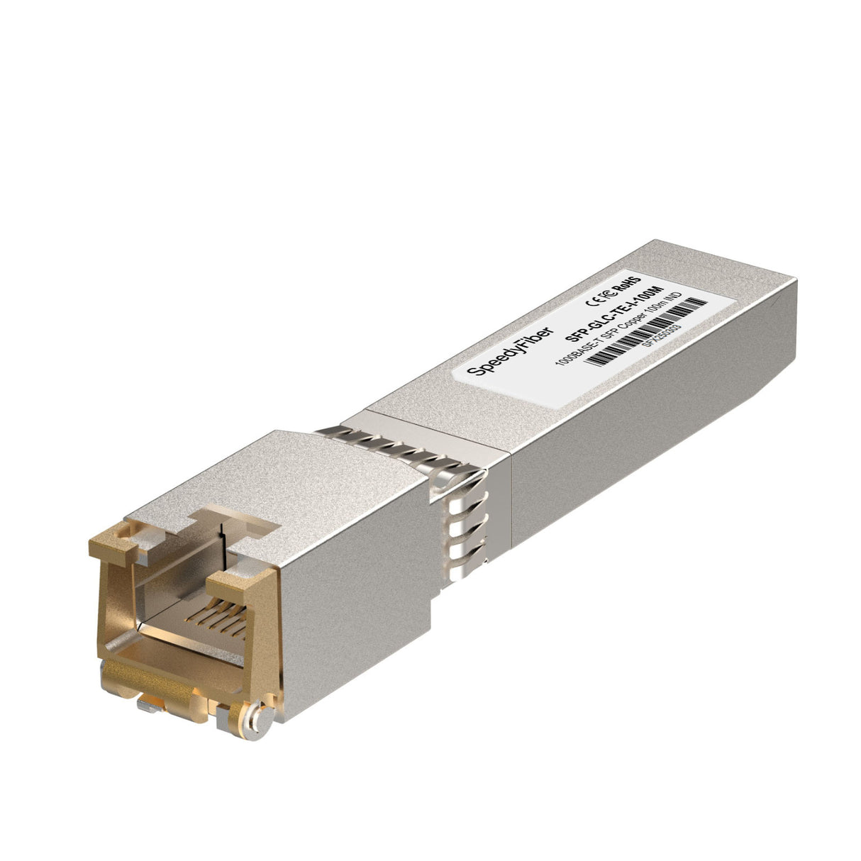 1000BASE-T SFP Industrial-Grade Copper Module | 100m RJ-45 | DOM Monitoring