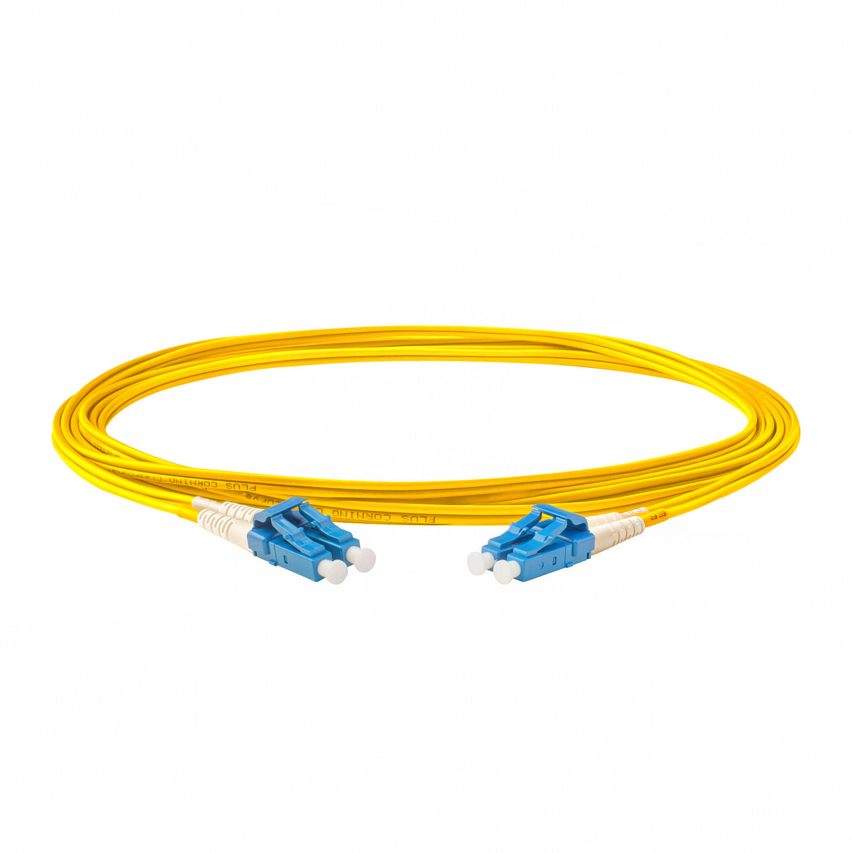 TAA Compliant Fiber Patch Cable | 0.2dB LC/UPC to LC/UPC Single-mode Duplex | Corning SMF-28 Ultra Fiber | OS1/OS2 Compatible | OFNR Jacket