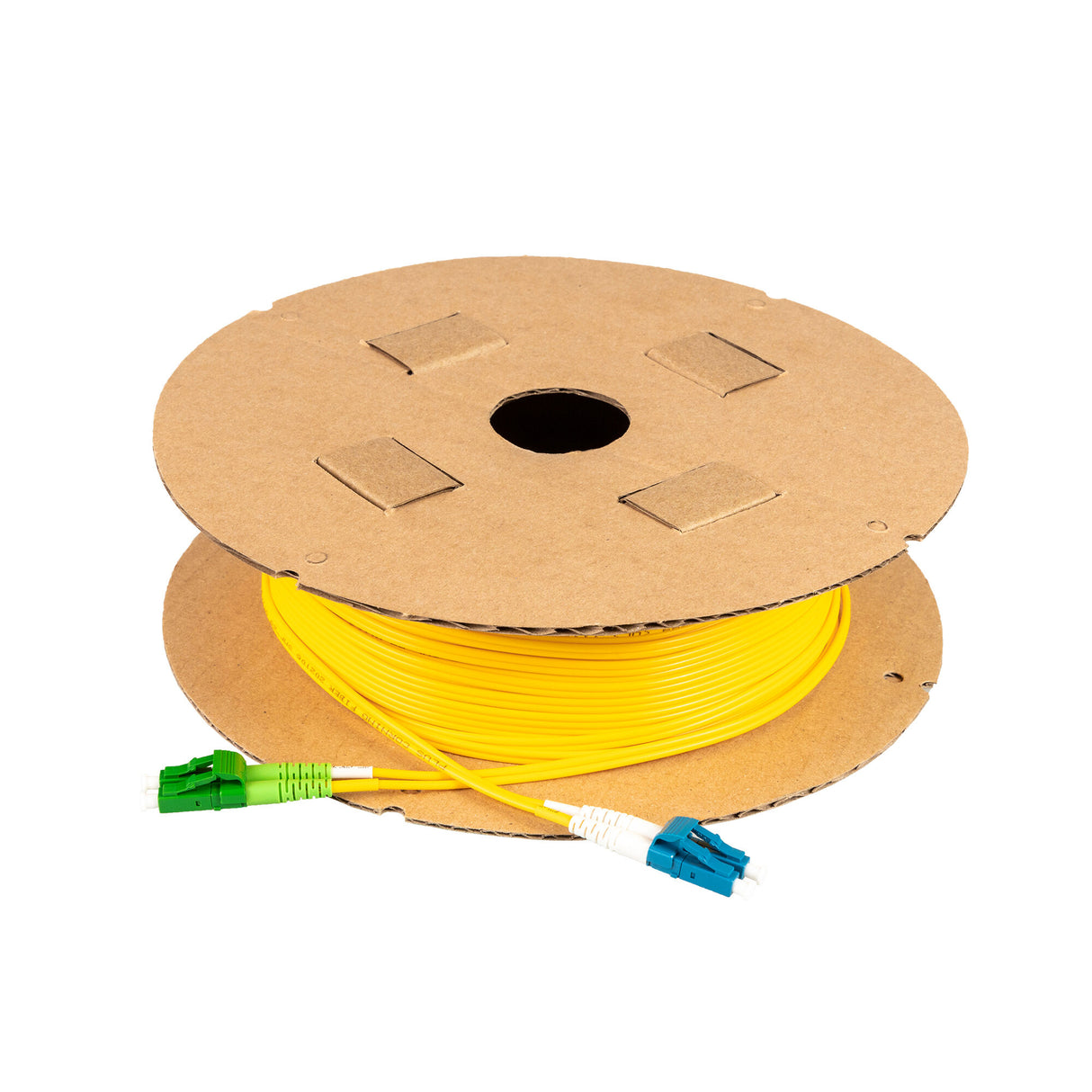 0.2dB LC/APC to LC/UPC Single-mode Duplex Fiber Patch Cable | Corning SMF-28 Ultra Fiber | OS1/OS2 Compatible | OFNR Jacket