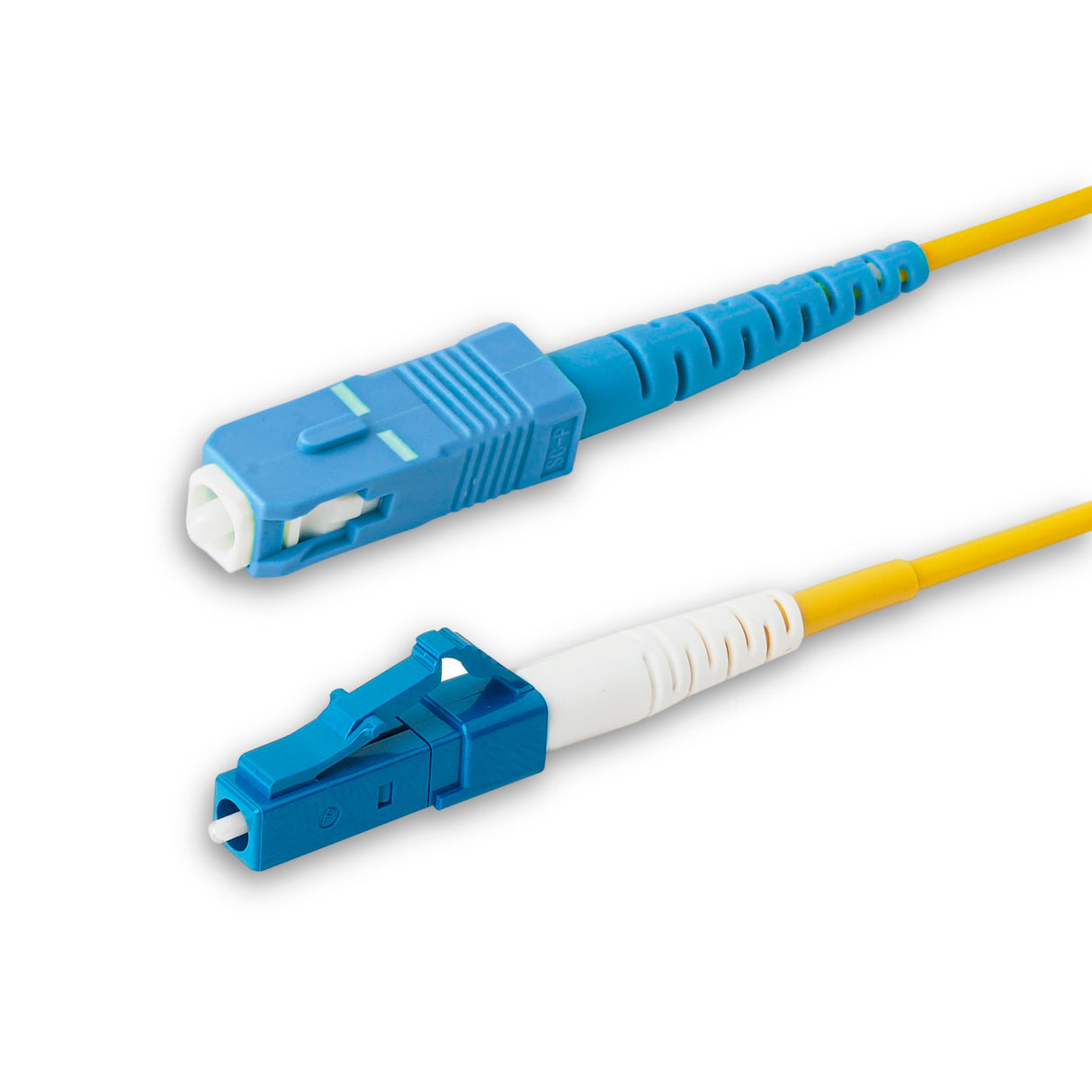 0.2dB LC/UPC to SC/UPC Single-mode Simplex Fiber Patch Cable | Corning SMF-28 Ultra Fiber | OS1/OS2 Compatible | OFNR Jacket