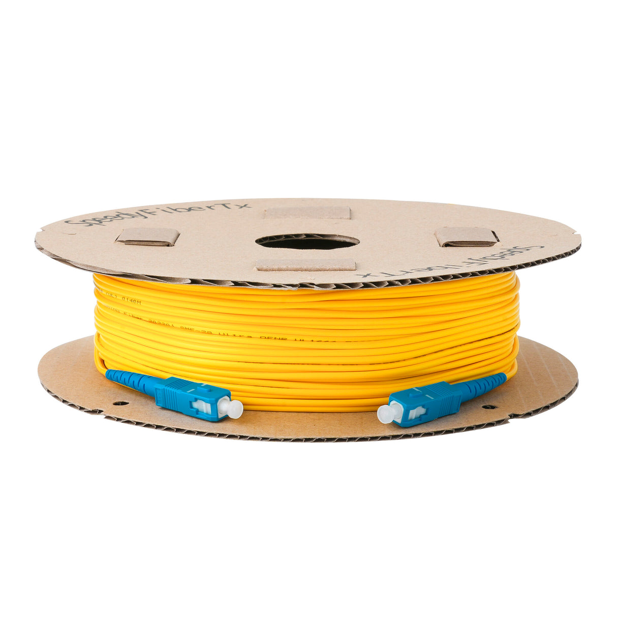 Low Loss 0.15dB SC/UPC to SC/UPC Single-mode Simplex Fiber Patch Cable | Corning SMF-28 Ultra Fiber | OS1/OS2 Compatible | LSZH Jacket