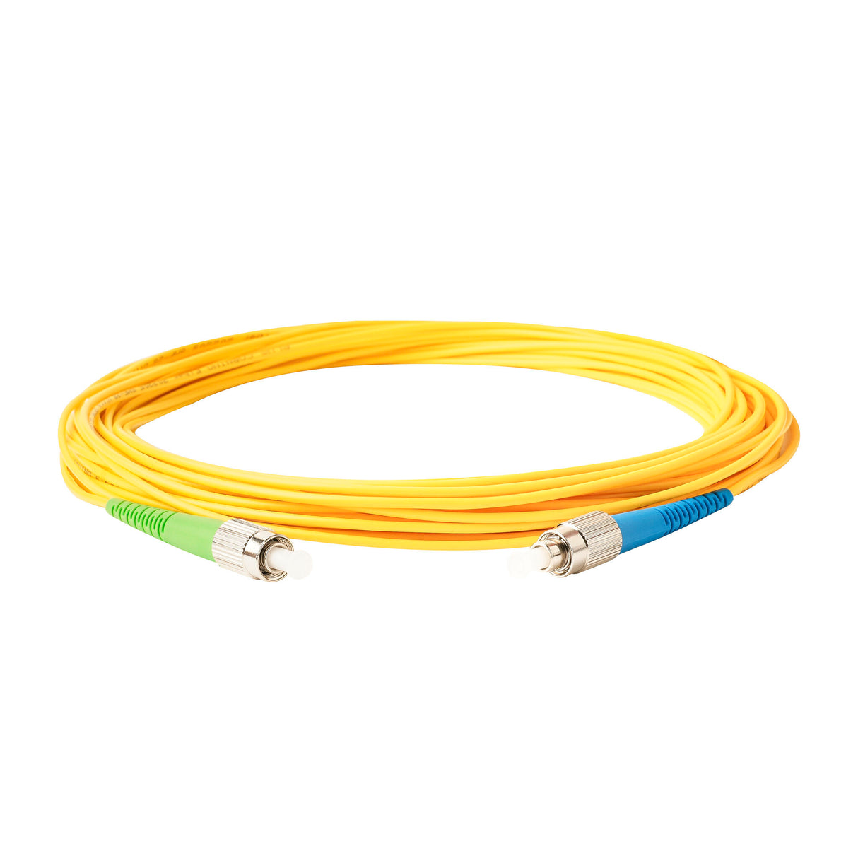 0.2dB FC/APC to FC/UPC Single-mode Simplex Fiber Patch Cable | Corning SMF-28 Ultra Fiber | OS1/OS2 Compatible | OFNR Jacket