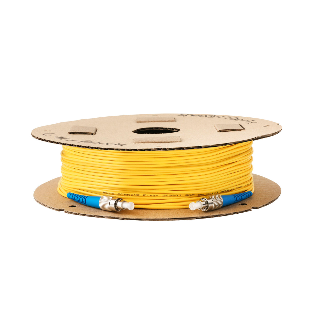 0.2dB Slim FC/UPC to FC/UPC Single-mode Simplex Fiber Patch Cable | Corning SMF-28 Ultra Fiber | OS1/OS2 Compatible | OFNR Jacket
