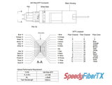 24 Fibers Elite MTP® Male Single-mode Fiber Loopback Module