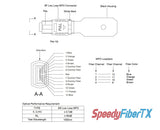 8 Fibers MPO Female Low Loss Single-mode Fiber Loopback Module