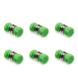6-pack FC/APC to FC/APC Mating Sleeve Narrow Key Round Flange 2.0mm