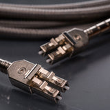 Premium Audiophile Single-Mode Fiber Optic Cable, Lossless Digital Audio Transmission, Corning Fiber, Aerospace-Grade Metal Connectors, 5M