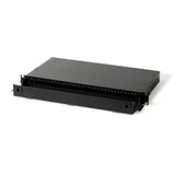 PSP PLC Splitter Fiber Optic Enclosure, long adapter panel construction, 19”1U