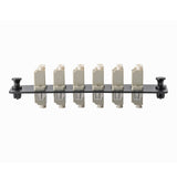 12-Port LGX Compatible Fiber Patch Panel with Numbered Ports, Preloaded with Beige LC Adapters/Couplers