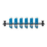 12-Port LGX Compatible Fiber Patch Panel with Numbered Ports, Preloaded with Blue LC Adapters/Couplers
