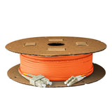 0.2dB LC/UPC to SC/UPC Multimode OM1 Duplex Fiber Patch Cable | Corning InfiniCor 300 Optical 62.5 µm Multimode Fiber | Orange LSZH Jacket