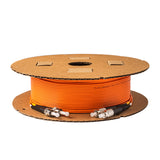 0.2dB ST/UPC to FC/UPC Multimode OM1 Duplex Fiber Patch Cable | Corning InfiniCor 300 Optical 62.5 µm Multimode Fiber | Orange LSZH Jacket