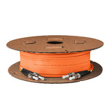 0.2dB ST/UPC to ST/UPC Multimode OM1 Duplex Fiber Patch Cable | Corning InfiniCor 300 Optical 62.5 µm Multimode Fiber | Orange LSZH Jacket