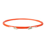 0.2dB LC/UPC to LC/UPC Multimode OM1 Simplex Fiber Patch Cable | Corning InfiniCor 300 Optical 62.5 µm Multimode Fiber | Orange LSZH Jacket