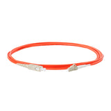 0.2dB SC/UPC to LC/UPC Multimode OM1 Simplex Fiber Patch Cable | Corning InfiniCor 300 Optical 62.5 µm Multimode Fiber | Orange OFNR Jacket