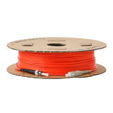 0.2dB SC/UPC to ST/UPC Multimode OM1 Simplex Fiber Patch Cable | Corning InfiniCor 300 Optical 62.5 µm Multimode Fiber | Orange LSZH Jacket