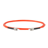 0.2dB FC/UPC to FC/UPC Multimode OM1 Simplex Fiber Patch Cable | Corning InfiniCor 300 Optical 62.5 µm Multimode Fiber | Orange OFNR Jacket