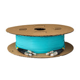 0.2dB FC/UPC to FC/UPC Multimode OM3 Duplex Fiber Patch Cable | Corning ClearCurve OM3 50 µm Laser-Optimized Fiber | Aqua OFNR Jacket, Metal Connectors