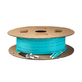 0.2dB LC/UPC to ST/UPC Multimode OM4 Duplex Fiber Patch Cable | Corning ClearCurve OM4 50 µm Laser-Optimized Fiber | Aqua LSZH Jacket, Aqua Connectors