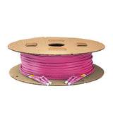 Ultra Low Loss 0.1dB LC/UPC to LC/UPC Multimode OM4 Duplex Fiber Patch Cable | Corning ClearCurve OM4 50 µm Laser-Optimized Fiber | Magenta OFNR Jacket, Magenta Connectors