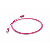 0.2dB SC/UPC to SC/UPC Multimode OM4 Simplex Fiber Patch Cable | Corning ClearCurve OM4 50 µm Laser-Optimized Fiber | Magenta LSZH Jacket, Magenta Connectors
