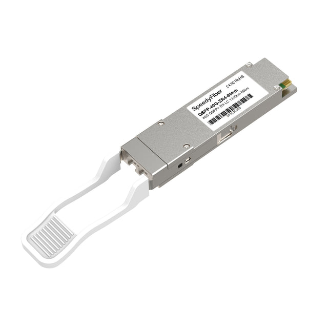 SpeedyFiberTX 40GBASE-ZR4 QSFP+ 1310nm 80km DOM Duplex LC/UPC SMF Optical Transceiver Mod