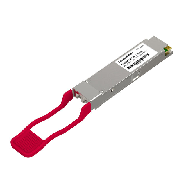 SpeedyFiberTX 40GBASE-ELR4 QSFP+ 1310nm 20km DOM Duplex LC/UPC SMF Optical Transceiver Modul