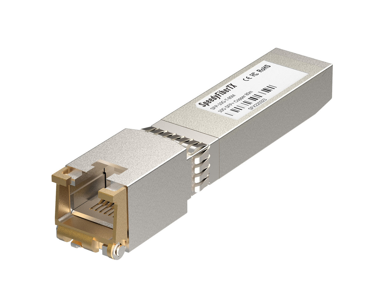 10GBASE-T SFP+ Copper 30m/80m RJ-45 Transceiver Module