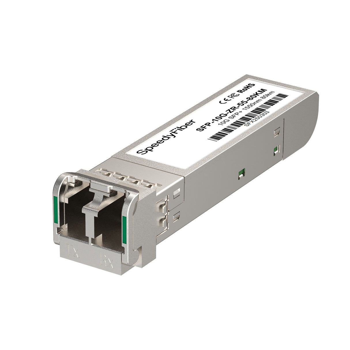 10GBASE-ZR SFP+ 80km DOM Duplex LC/UPC SMF Optical Transceiver Module