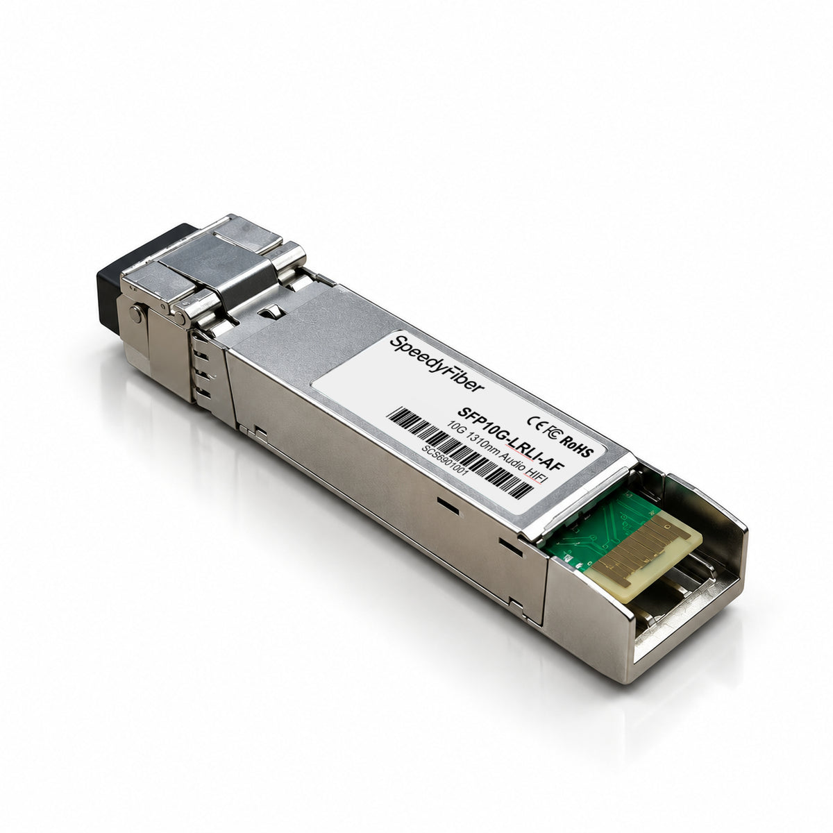 頂級音頻優化型 10G SFP+ 光收發模組｜1310nm 單模 LC 雙工｜適用於高解析串流系統