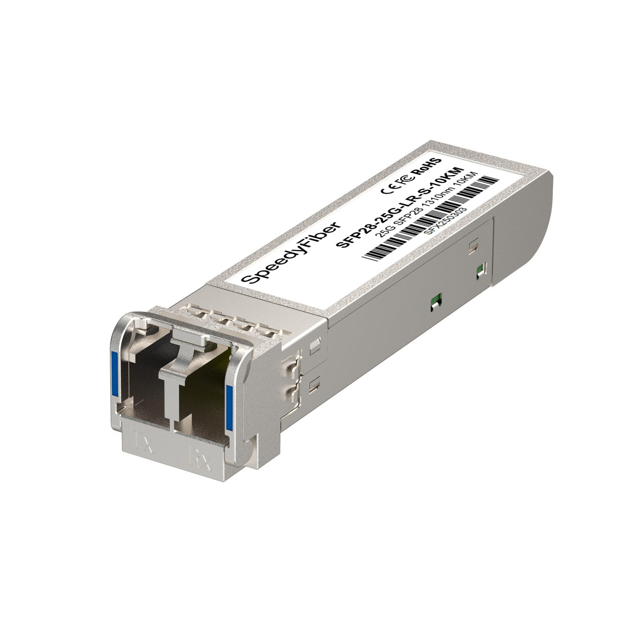 25GBASE-LR SFP28 1310nm 10km DOM Duplex LC/UPC SMF Optical Transceiver