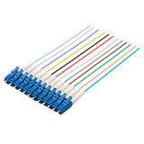 LC/UPC 12-Fiber 900µm Ribbon Fiber Optic Pigtail | Corning SMF-28 Ultra Fiber | OS1/OS2 Compatible | Single-Mode