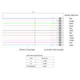 SC/APC 12-Fiber 900µm Ribbon Fiber Optic Pigtail | Corning SMF-28 Ultra Fiber | OS1/OS2 Compatible | Single-Mode