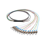 FC/UPC 12-Fiber 900µm Ribbon Fiber Optic Pigtail | Corning SMF-28 Ultra Fiber | OS1/OS2 Compatible | Single-Mode