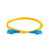 Low Loss 0.15dB SC/UPC to SC/UPC Single-mode Duplex Fiber Patch Cable | Corning SMF-28 Ultra Fiber | OS1/OS2 Compatible | OFNR Jacket