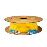 Low Loss 0.15dB SC/UPC to ST/UPC Single-mode Duplex Fiber Patch Cable | Corning SMF-28 Ultra Fiber | OS1/OS2 Compatible | OFNR Jacket