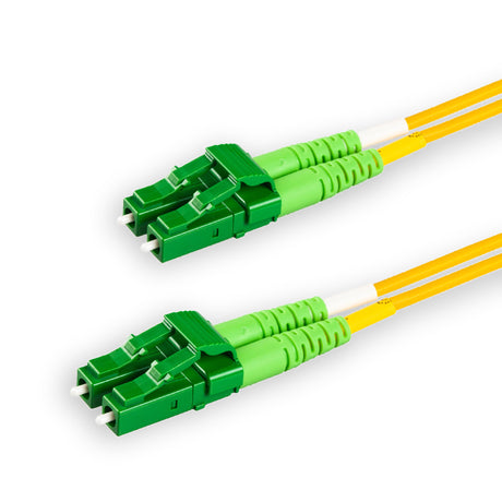 SpeedyFiberTX  LC/APC to LC/APC Single-Mode Duplex  Fiber Patch Cable | Corning SMF-28 Ultra Fiber | OS1/OS2 Compatible