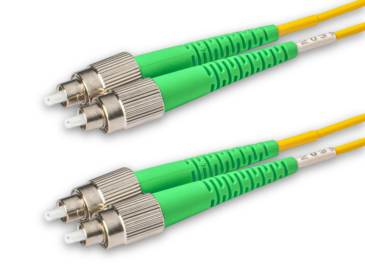 Ultra Low Loss 0.1dB FC/APC to FC/APC Single-mode Duplex Fiber Patch Cable | Corning SMF-28 Ultra Fiber | OS1/OS2 Compatible | LSZH Jacket