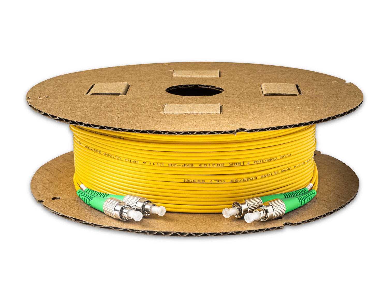 Ultra Low Loss 0.1dB FC/APC to FC/APC Single-mode Duplex Fiber Patch Cable | Corning SMF-28 Ultra Fiber | OS1/OS2 Compatible | LSZH Jacket