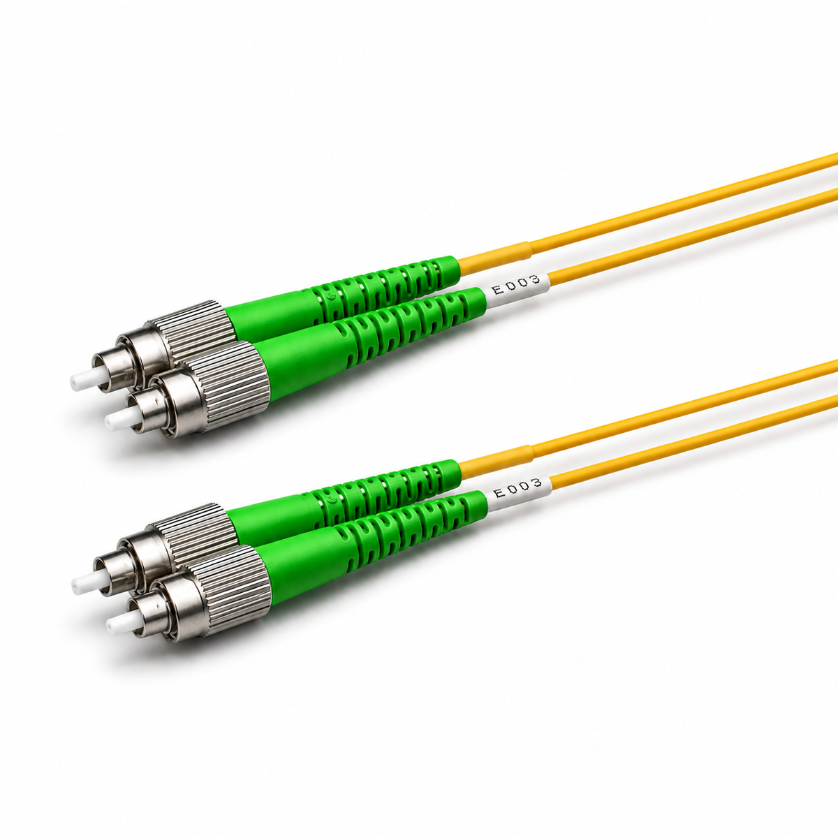 Ultra Low Loss 0.1dB FC/APC to FC/APC Single-mode Duplex Fiber Patch Cable | Corning SMF-28 Ultra Fiber | OS1/OS2 Compatible | LSZH Jacket