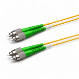 Ultra Low Loss 0.1dB FC/APC to FC/APC Single-mode Duplex Fiber Patch Cable | Corning SMF-28 Ultra Fiber | OS1/OS2 Compatible | LSZH Jacket